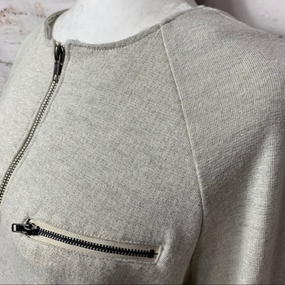 NWOT Romeo & Juliet Couture Moto Sweatshirt Jacket - Picture 2 of 8